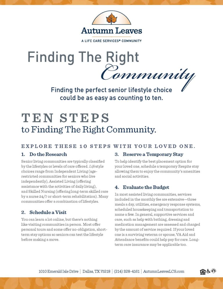 10 steps to finding the right community guide