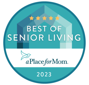 best of senior living badge from A Place for Mom